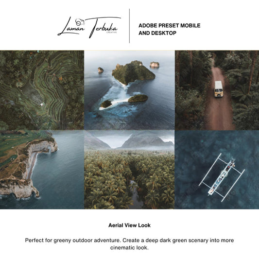 Aerial View - Preset For Mobile & Desktop | LR / PR / PS