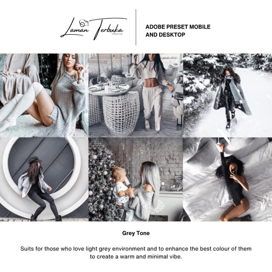 Grey Tone - Preset for Mobile & Desktop | LR/ PR/ PS