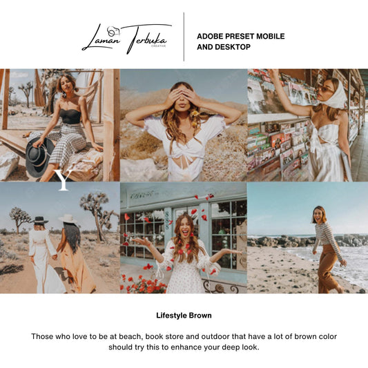 Lifestyle Brown - Preset for Mobile & Desktop | LR/ PR/ PS