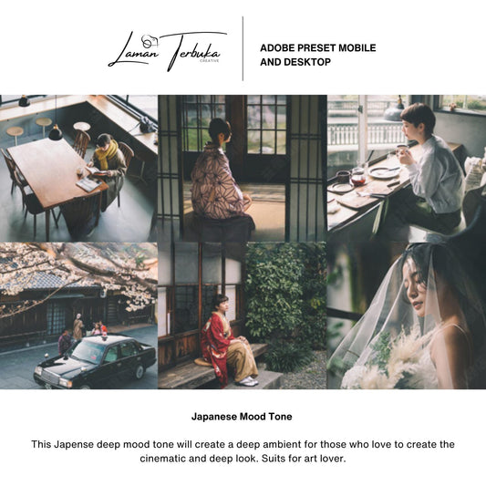 Japanese Mood Tone - Preset for Mobile & Desktop | LR/ PR/ PS