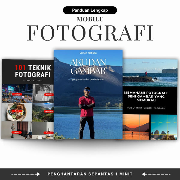 3 E-Book Combo - eBook Panduan Lengkap Mobile Photography